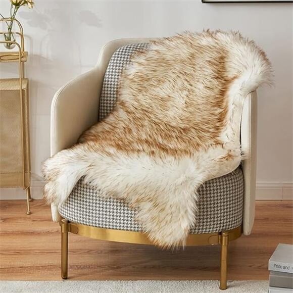 Faux Fur Sheepskin Rug,Luxury Fluffy Area Rugs-Super Soft Decorative Shag Carpet - Picture 6 of 6